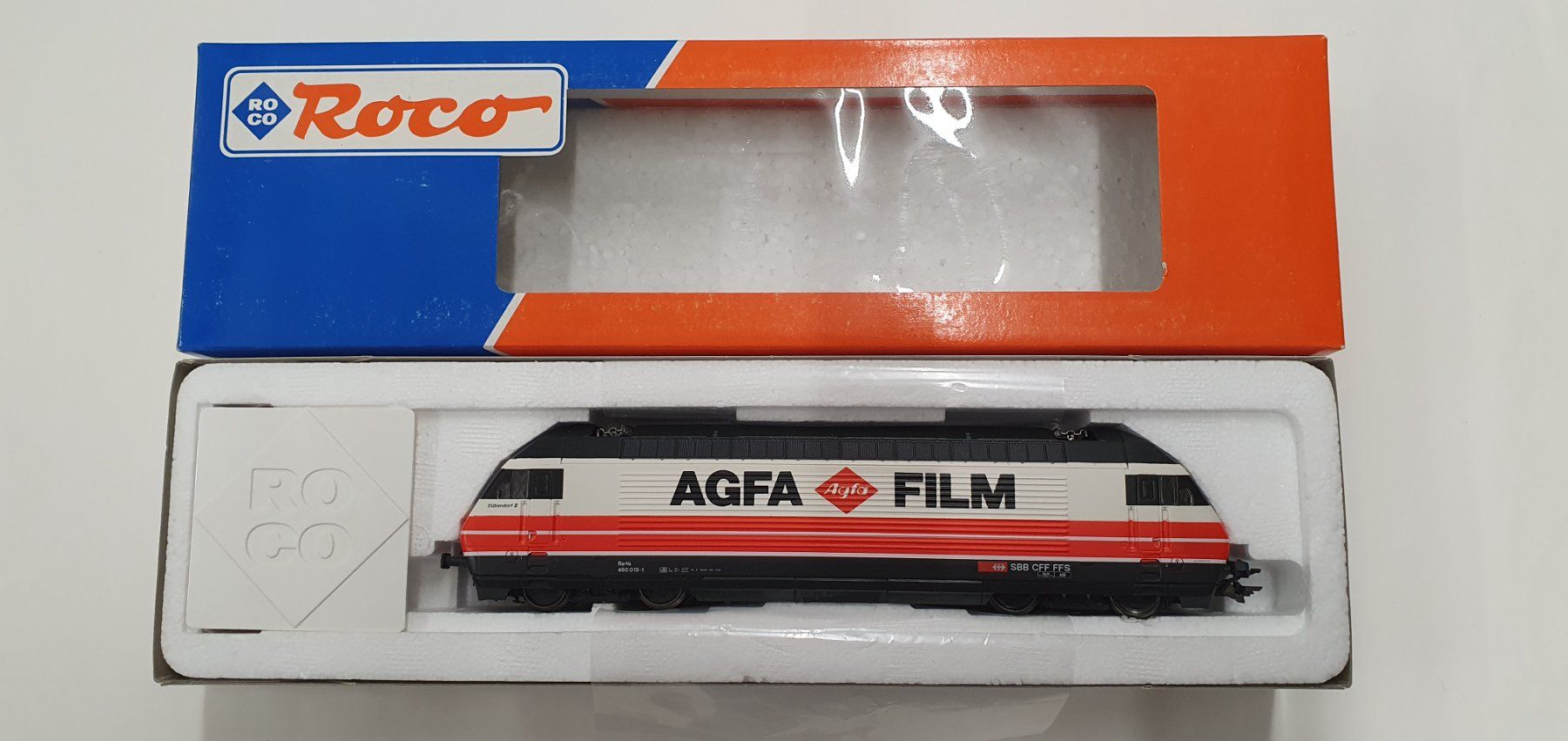 Roco Modellini di ferrovie: Roco 43652  SBB 460 015-1  AGFA – Usato da Würenlos venduto da juruth
