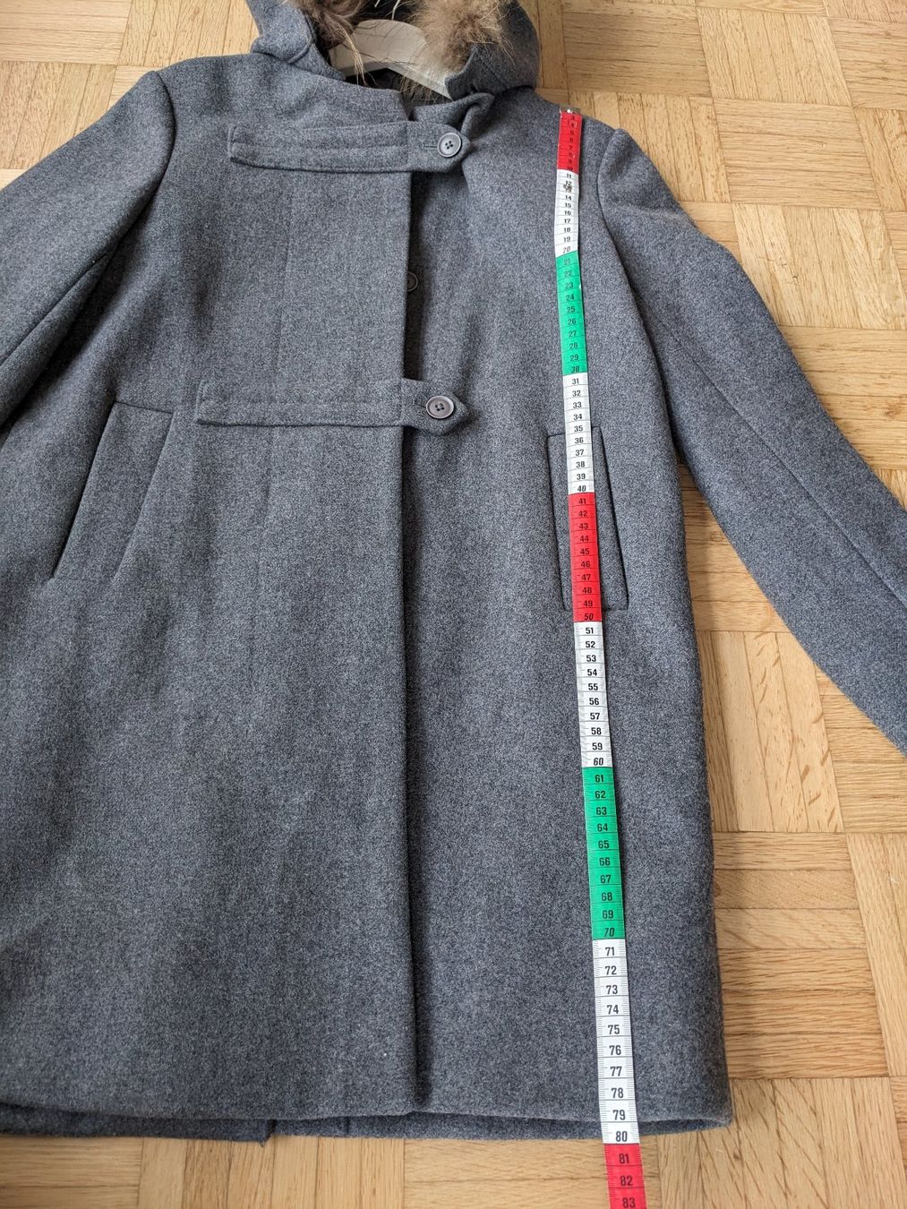 Cappotti: Galeries Lafayette Wollmantel mit Echtfell 36 – Usato da Lengnau AG venduto da Nathi88 8
