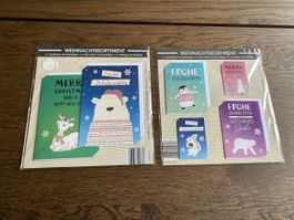 Weihnachtskarten-Set, neu & OVP, Grusskarten, Anhänger Mini