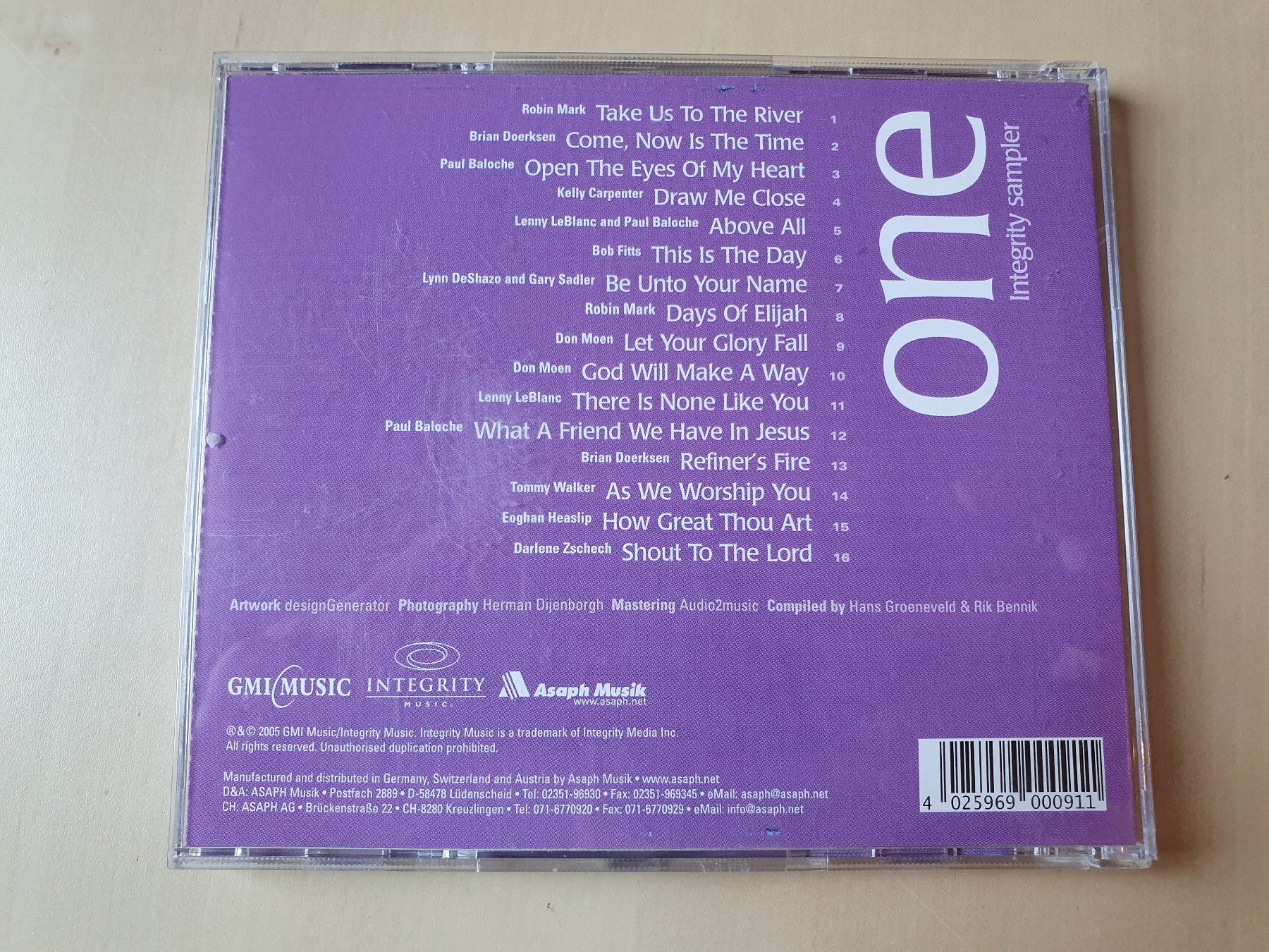 CDs: One Integrity Sampler – Gebraucht aus Stansstad von collectorsshop 1