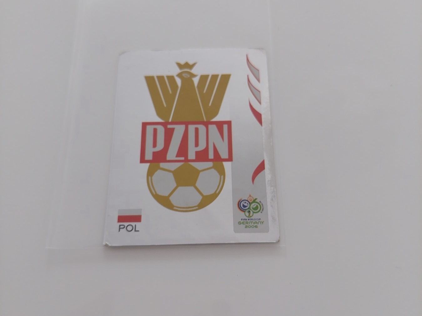 Panini Sammelbilder & Trading cards: Polen Wappen/Logo Glitzerbild WM 2006 – Gebraucht aus Köniz von Toyscollect