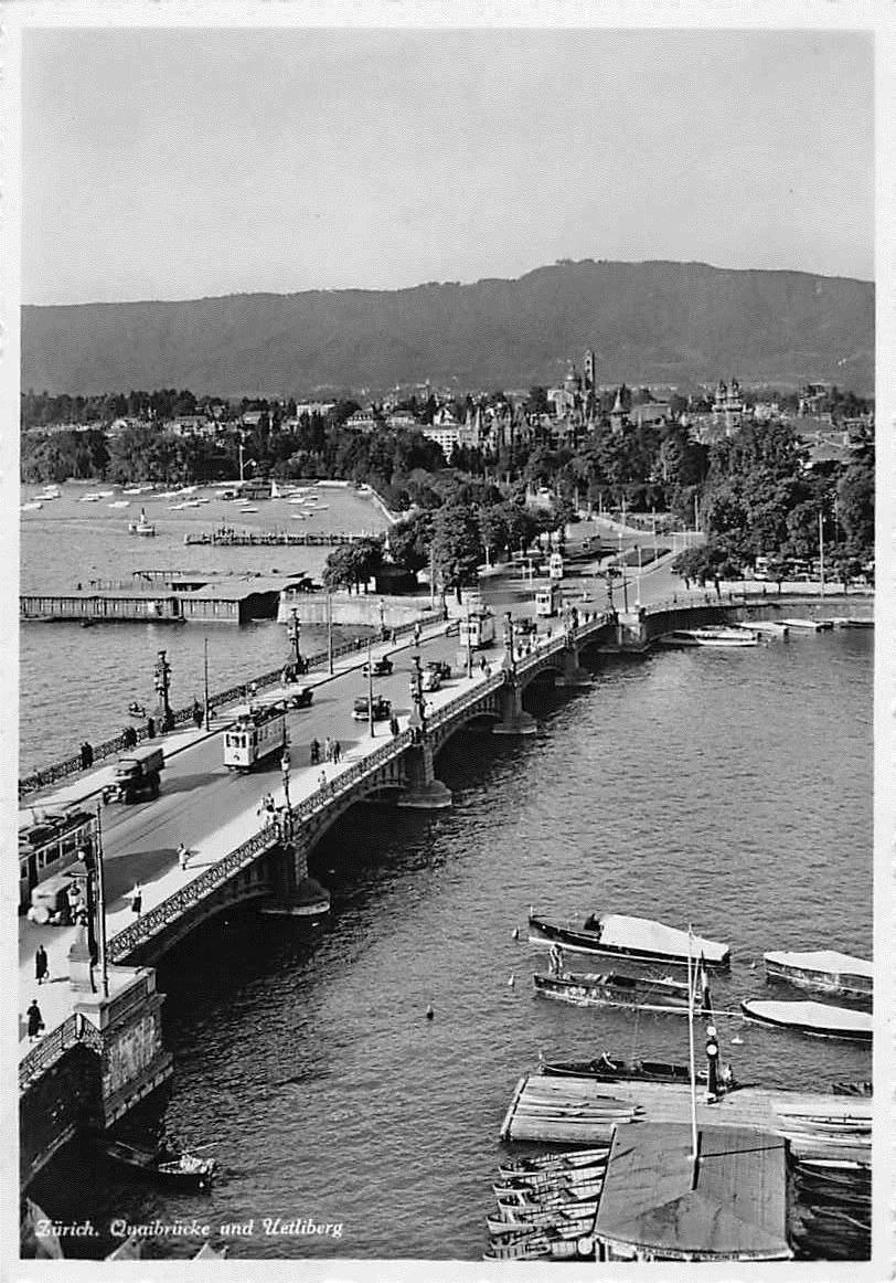 Cartes postales: GRUSS von der QUAIBRÜCKE – D'occasion à Winterthur par SchatzchischtliWinti