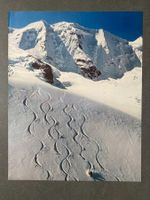 Original Vintage Poster - Pontresina Engadin / Skispuren