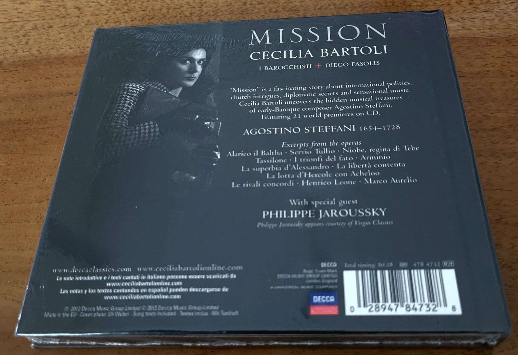 CD: Cecilia Bartoli MISSION – Usato da Oberuzwil venduto da rtr_wp6m 1