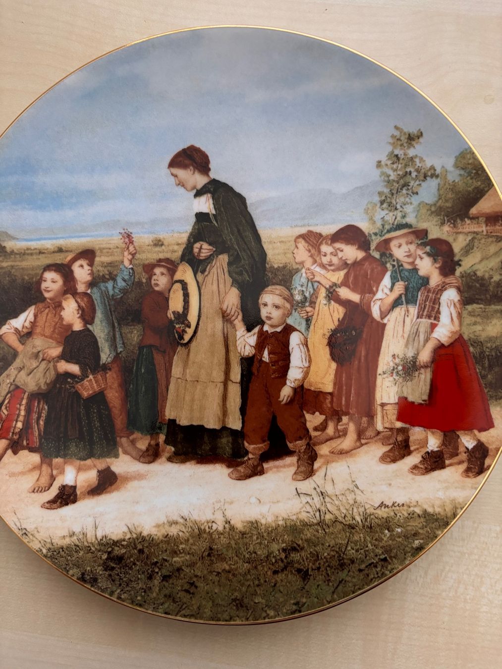 Assiettes: Sammelteller Albert Anker (Teller 4) – D'occasion à Leibstadt par Dany603