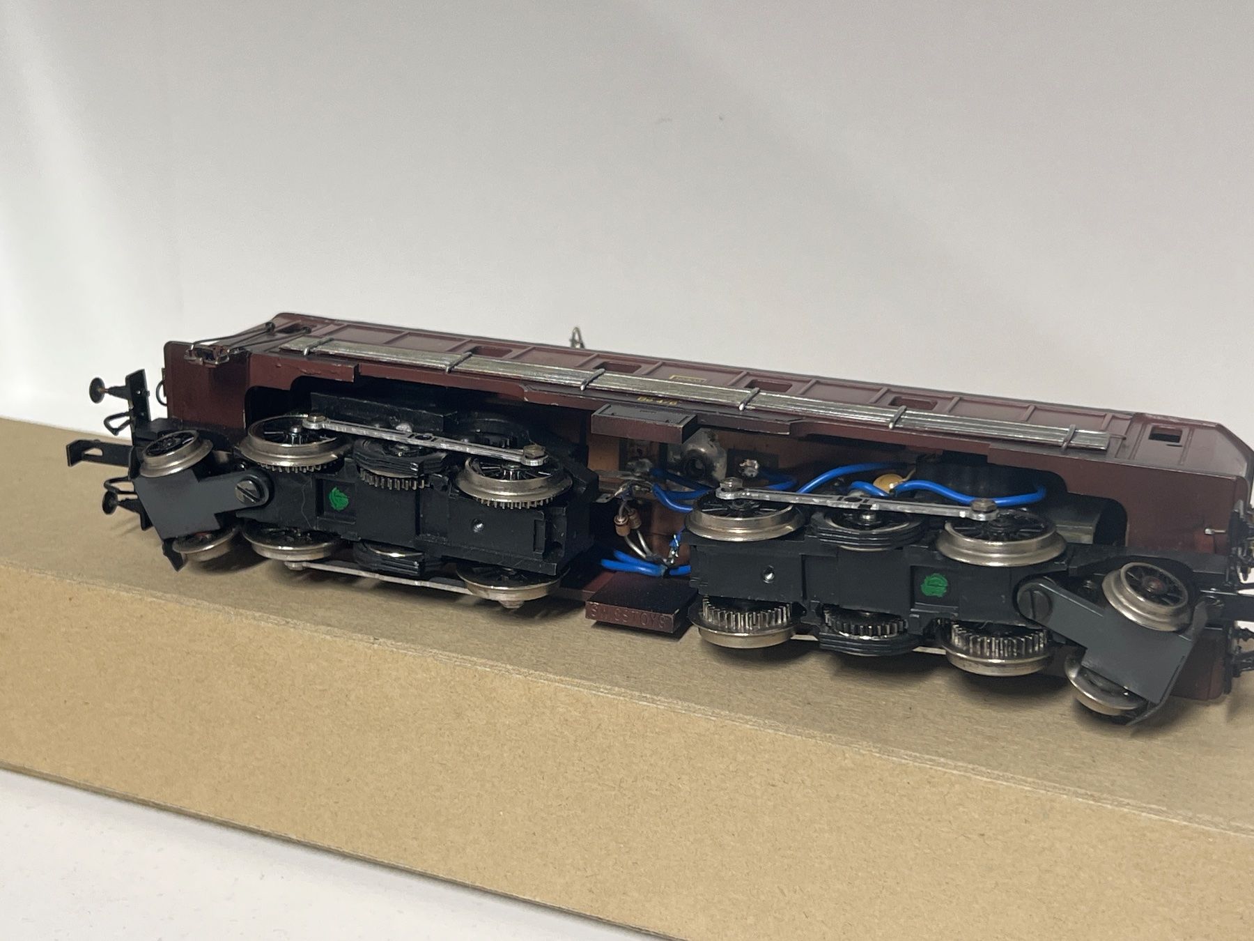 Modellini di ferrovie: Swisstoys Be4/6 braun Messing H0/DC – Usato da Geroldswil venduto da TopTrain54 5
