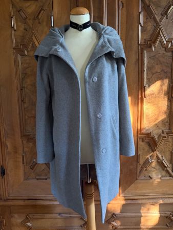 HALLHUBER Mantel mit großer Kapuze - Wolle + Kaschmir  38 DE
