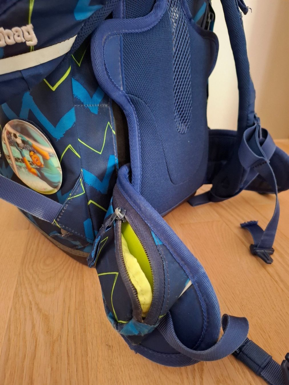 Ergobag Borse & Zaini: Schulranzen Ergobag blau gemustert guter Zustand – Usato da Zofingen venduto da Bred80 6