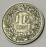 1 Franken - stehende Helvetia - 1957 B