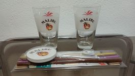 MALIBU Trinkgläser mit Party Pack