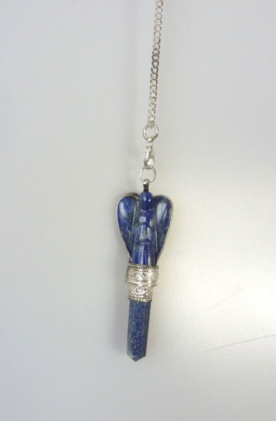 Misurare: Edelstein-Engel-Pendel - Lapis Lazuli – Nuovo e nell'imballaggio originale da Mauren venduto da Yeelen 1
