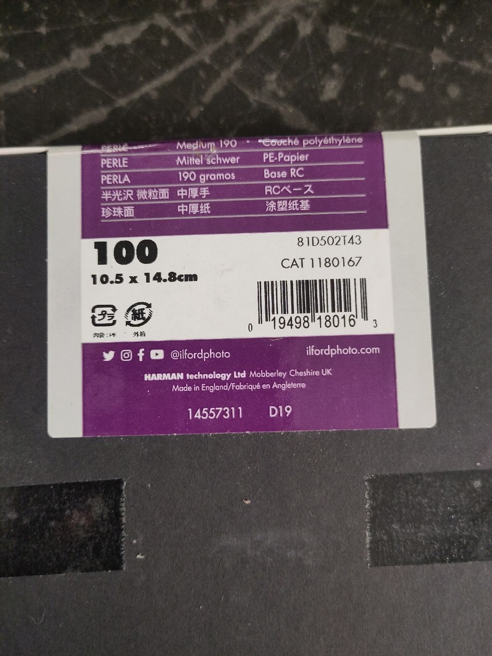 Ilford Laboratorio & Camera oscura: Set für Filmentwicklung – Usato da Basel venduto da Lucieandert 4