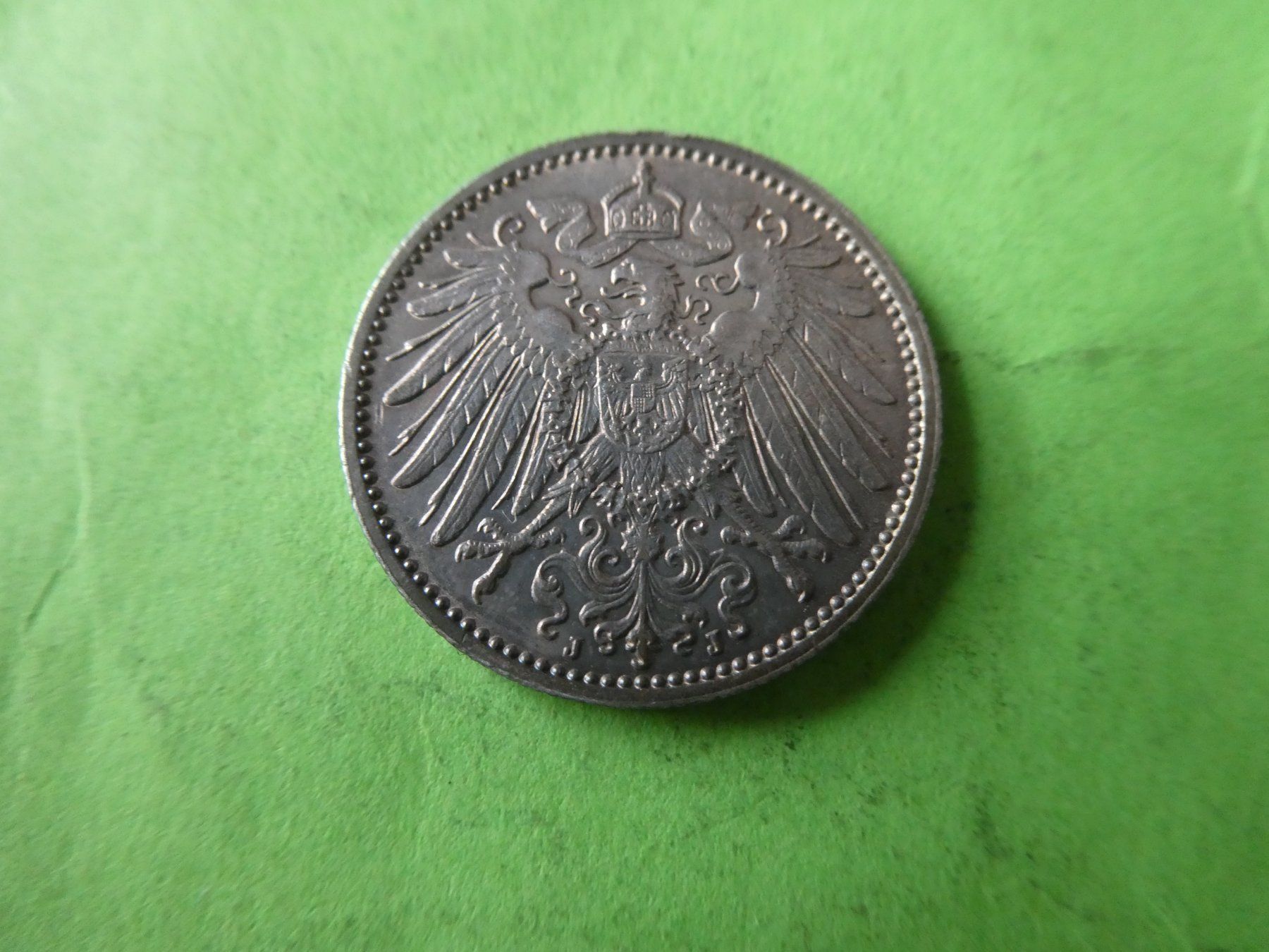 Tutti le monete: Dt. Reich 1914 J, 1 Silbermark – Usato da Hinterforst venduto da Rohusri 1
