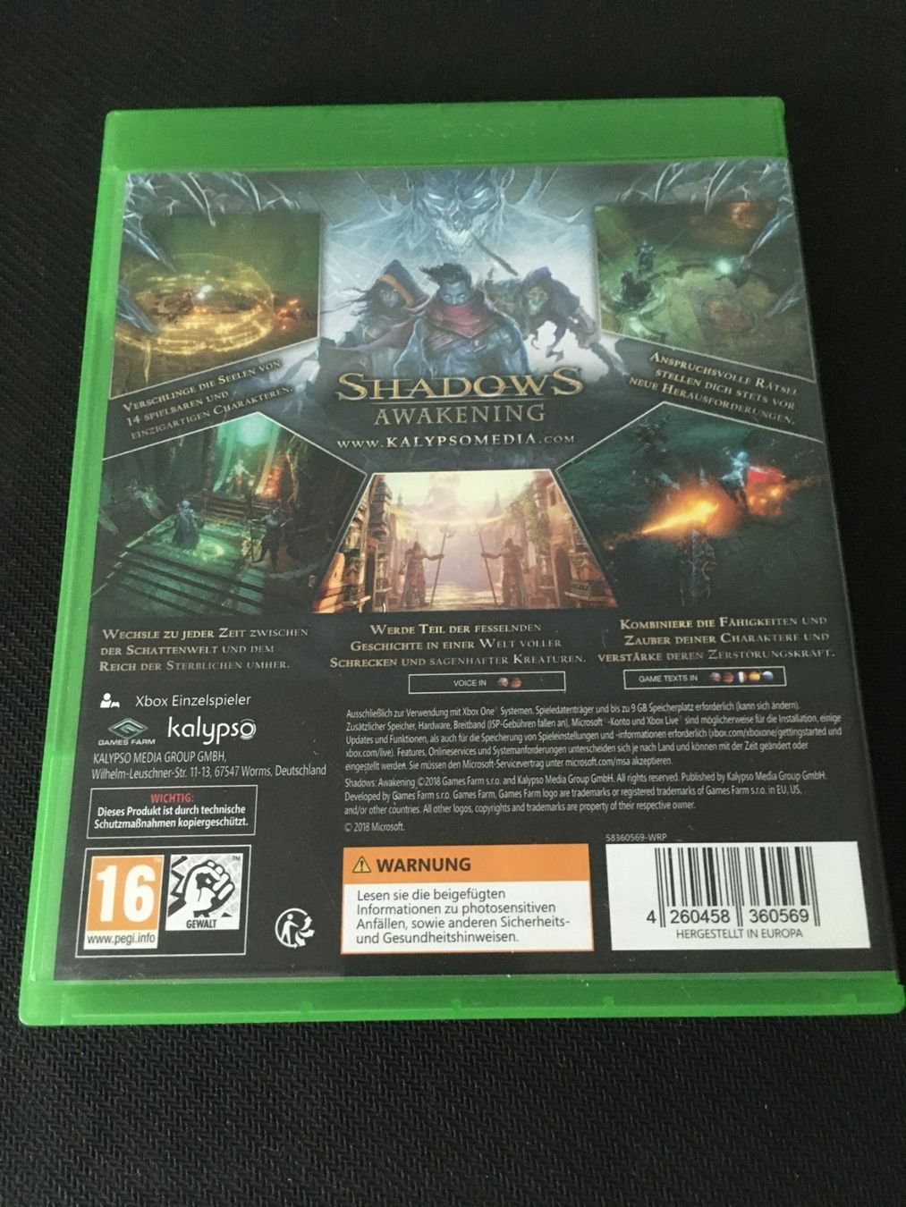 Microsoft Giochi: Shadows Awakening für Xbox One – Usato da St.Gallen venduto da sjosjo 1