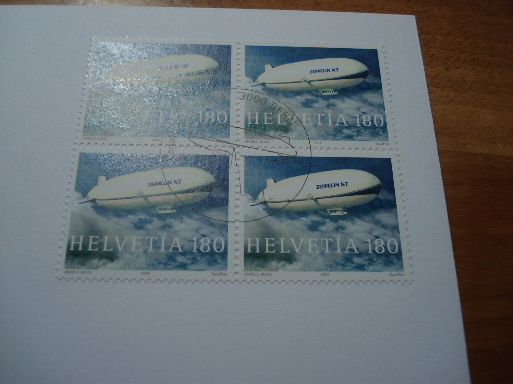 Tous les timbres: Zeppelin NT 2004, FDC Einzel + 4erblock – D'occasion à Niederwil AG par morostahu