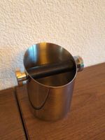 Abklopfbehälter Edelstahl für Kaffeesatz
