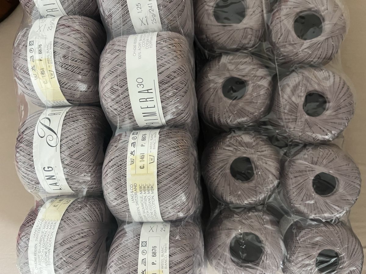 Lang Yarns Lana: Lang Primera 30 Baumwolle 30 Knäuel – Nuovo e nell'imballaggio originale da Dagmersellen venduto da mas_zpx9