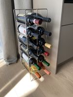Weinständer / Weinregal Metall für 12–14 Flaschen
