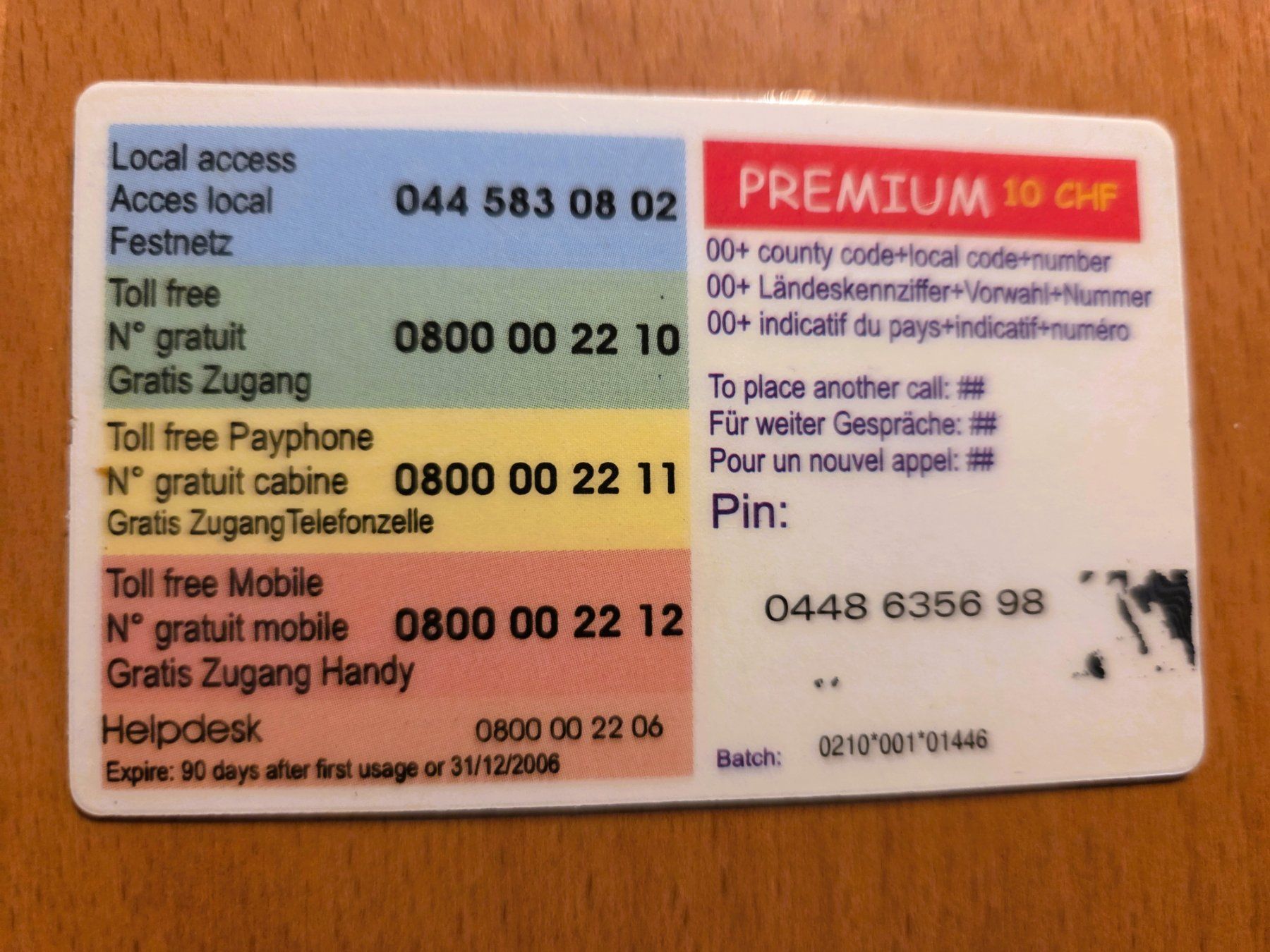 Schede telefoniche: PREPAID - SCHWEIZ – Usato da Brüttisellen venduto da Nighttrain 1