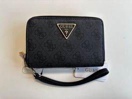 Guess Portemonnaie schwarz mit Logo neu