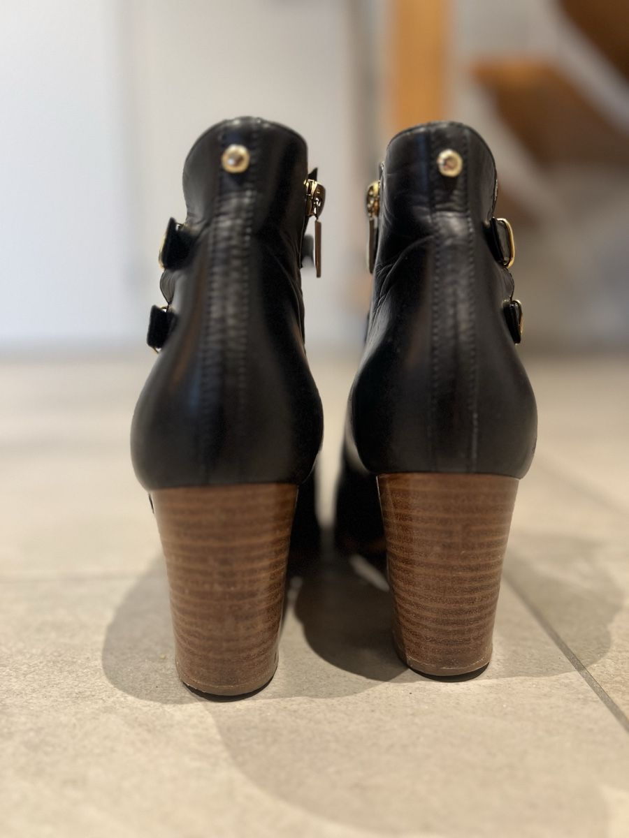 Navyboot Scarpe da donna: Schwarze Lederstiefeletten, Grösse 40, Navyboot – Usato da Langenthal venduto da ivet7 3
