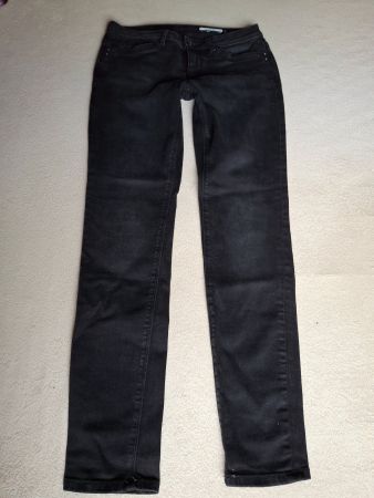 Pantalon jeans noir taille 28/30 Skin Fit marque EDC