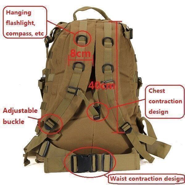Zaini: 25L Taktischer Wander Army Rucksack – Nuovo e nell'imballaggio originale da Wittenbach venduto da ChinaSeidenstrasse 4