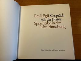 Emil Egli - Gespräch mit der Natur