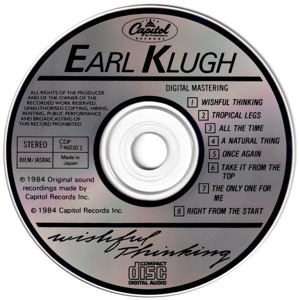 CD: Earl Klugh WISHFUL THINKING  David Sanborn Eric Gale Jazz CD – Usato da Kandergrund venduto da Sososo 2