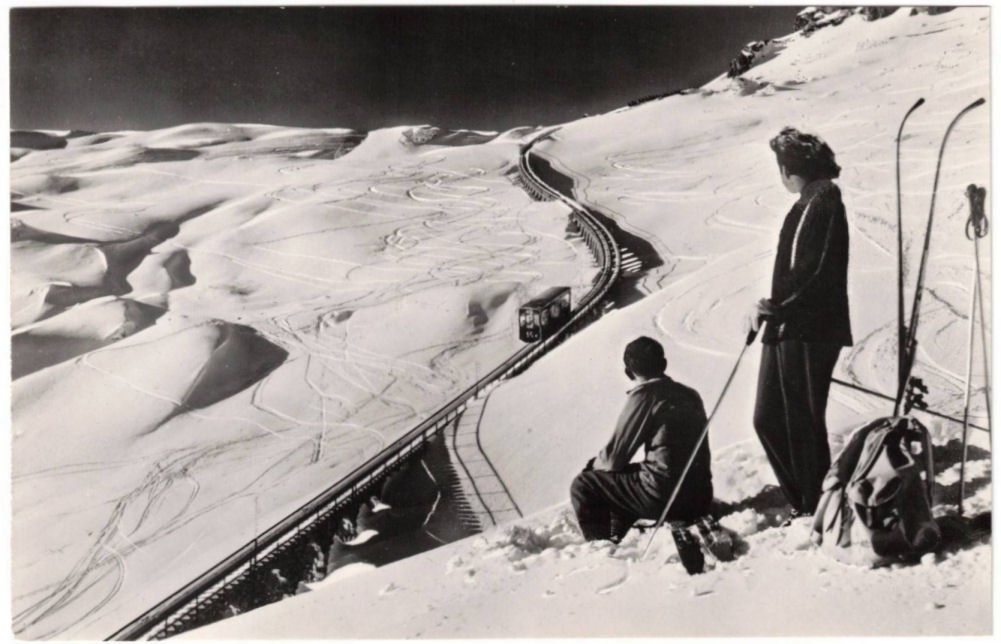 Cartes postales: St. Moritz - Standseilbahn Corviglia – D'occasion à Binningen par Mountainrider