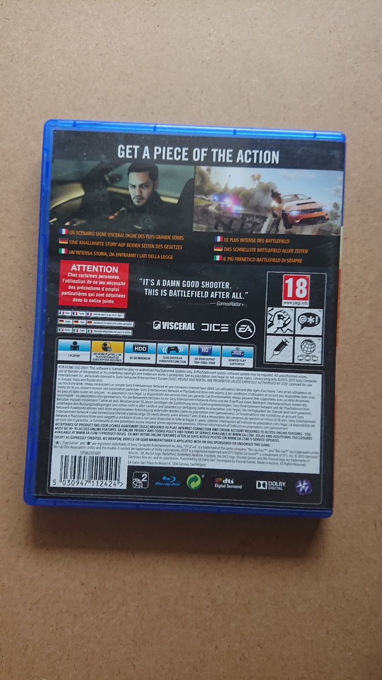 Jeux: Battlefield Hardline Ps4 – D'occasion à Chur par FreakofRarity 1
