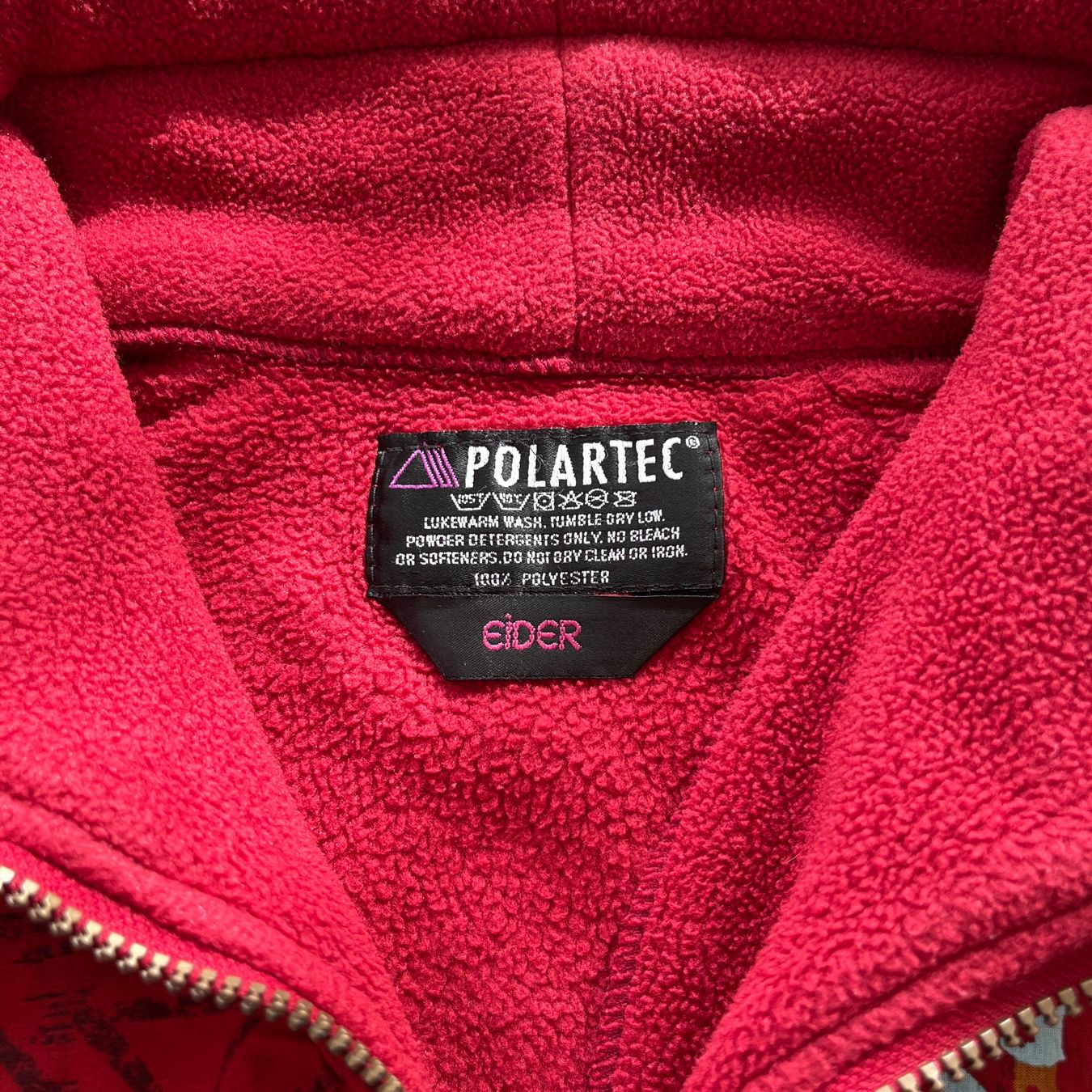 Giacche: 1980s Eider Polartec Mountaineering Pattern Vintage Fleece – Usato da Bern venduto da shoprestoredvintage 3