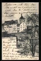 Baden, Blick zum Gasthaus Jäger-Stübch