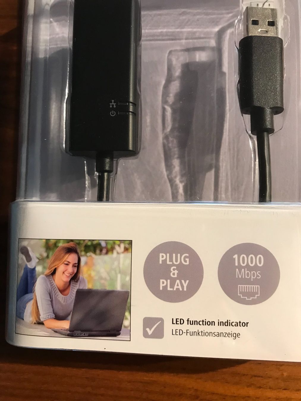 Hama Unità & Adattatore: USB 3.0-Gigabit-Ethernet-Adapter 10/100/1000Mbps – Nuovo e nell'imballaggio originale da Dietwil venduto da daro02 3