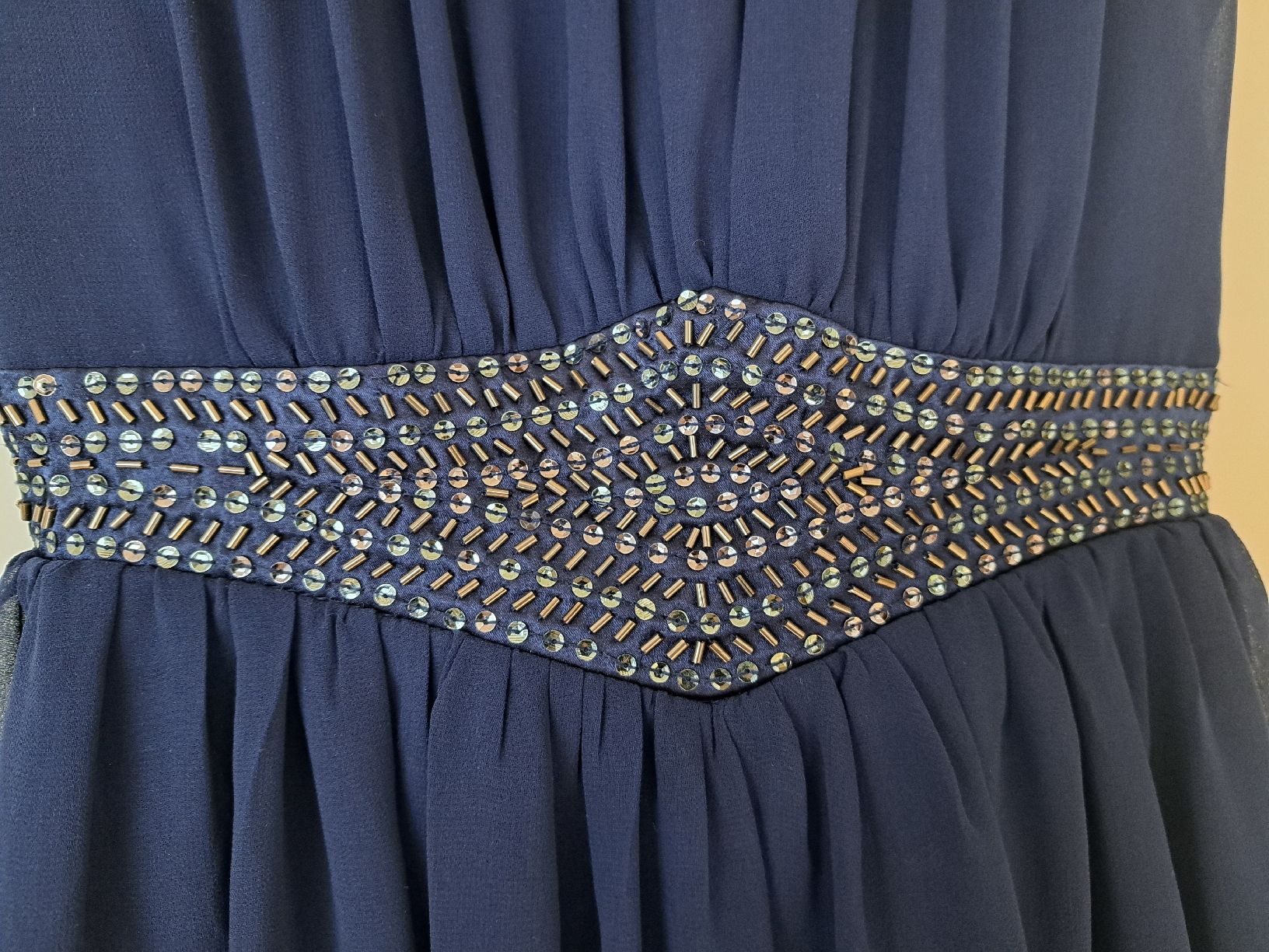 Vestiti: Cocktailkleid Gr. 38 navyblau – Nuovo (secondo la descrizione) da Altdorf UR venduto da Derpeter. 3