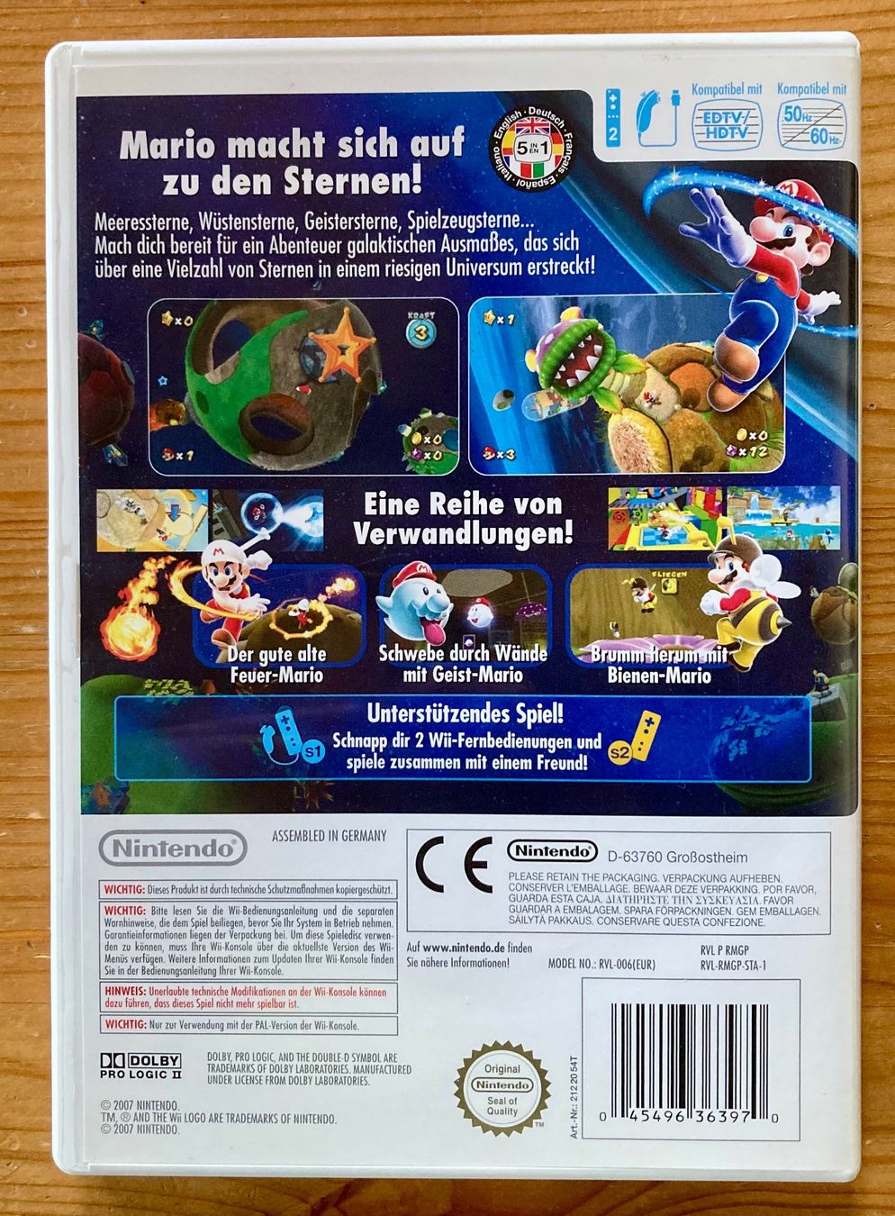 Nintendo Giochi: Super Mario Galaxy - Nintendo Wii – Usato da Zürich venduto da Djmotionch 3