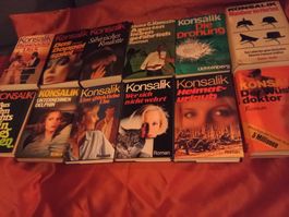 Sammlung von 36 Stück Bücher von Heinz G. Konsalik