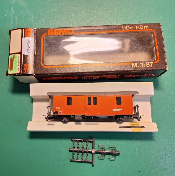 Wagon BEMO HOe/HOm Xk-v 9091 En Boîte – Modèle Réduit Ferroviaire Suisse