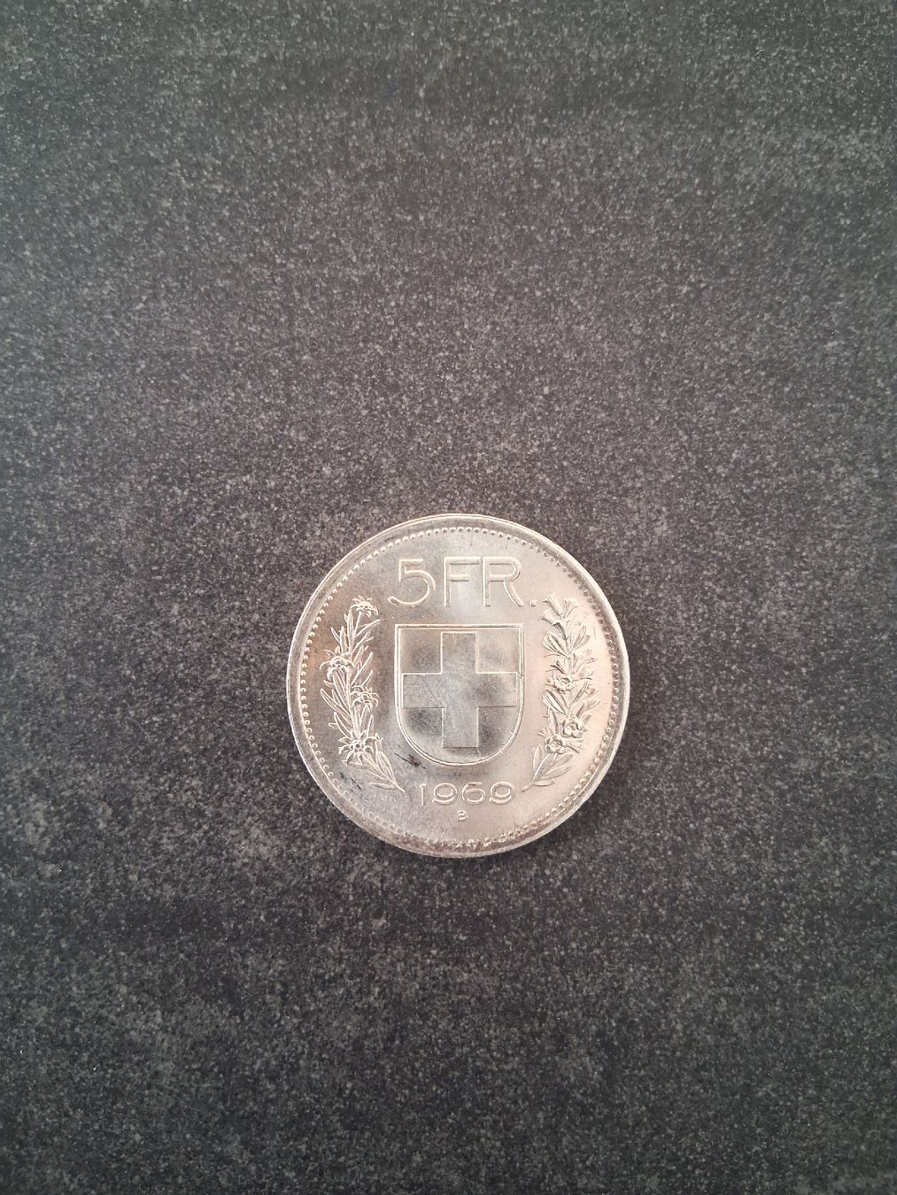 Tutti le monete: 5 Franken Silbermünze von 1969 – Usato da Studen BE venduto da ker_m6b5
