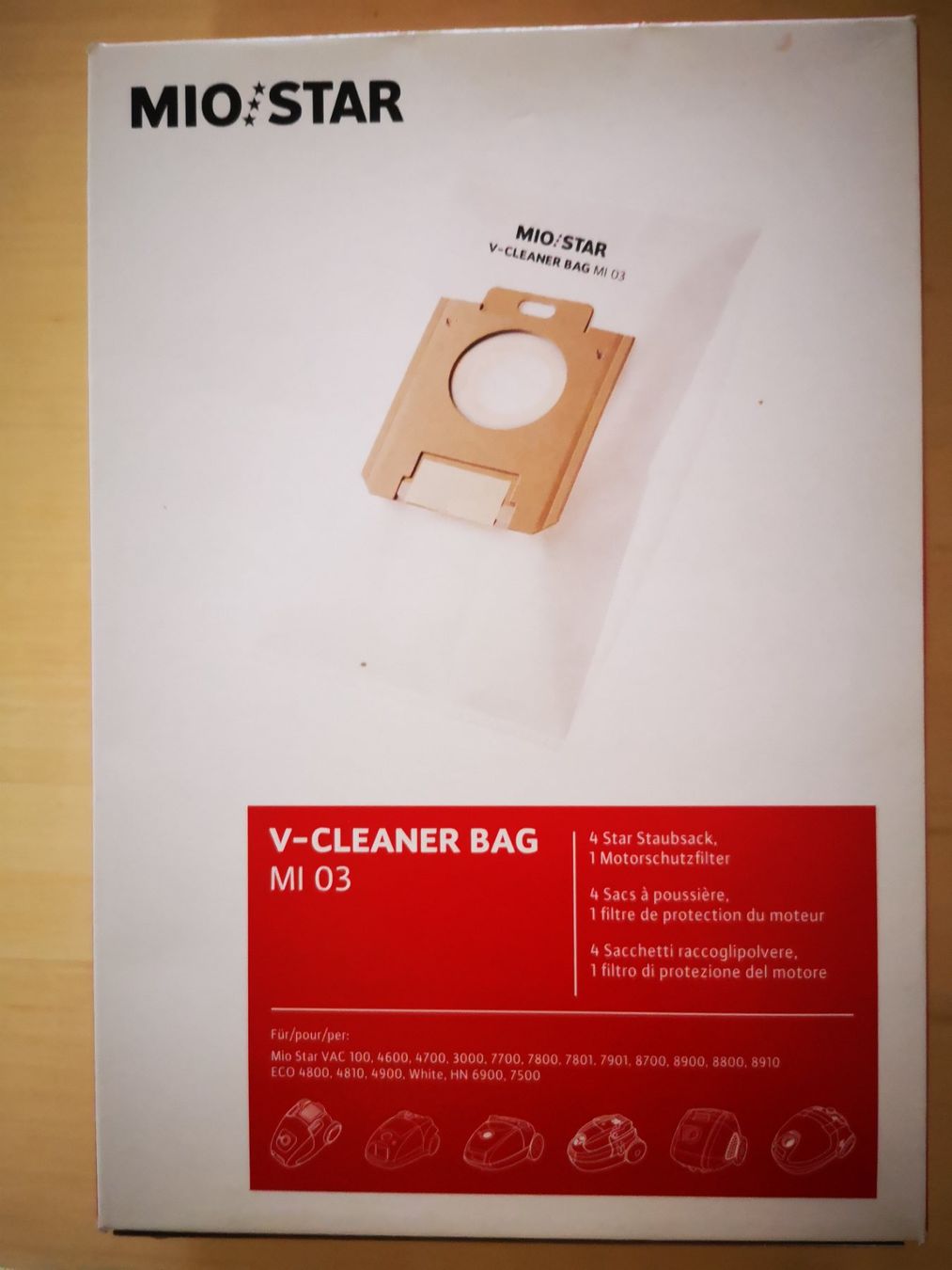 Mio Star Staubsauger & Zubehör: Staubsaugersack / Sac aspirateur MI03 – Neu (gemäss Beschreibung) aus Onex von Genevois85