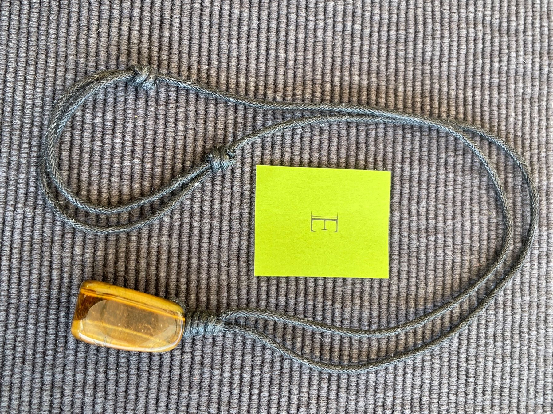 Catenine: Kette mit Tigerauge Anhänger – Usato da Rümlang venduto da euqinom16