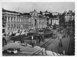 Ansicht Zürich Hauptbahnhof um 1953