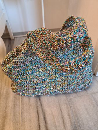 Gehäkelte Handtasche, Sommer Tasche, neuwertig!