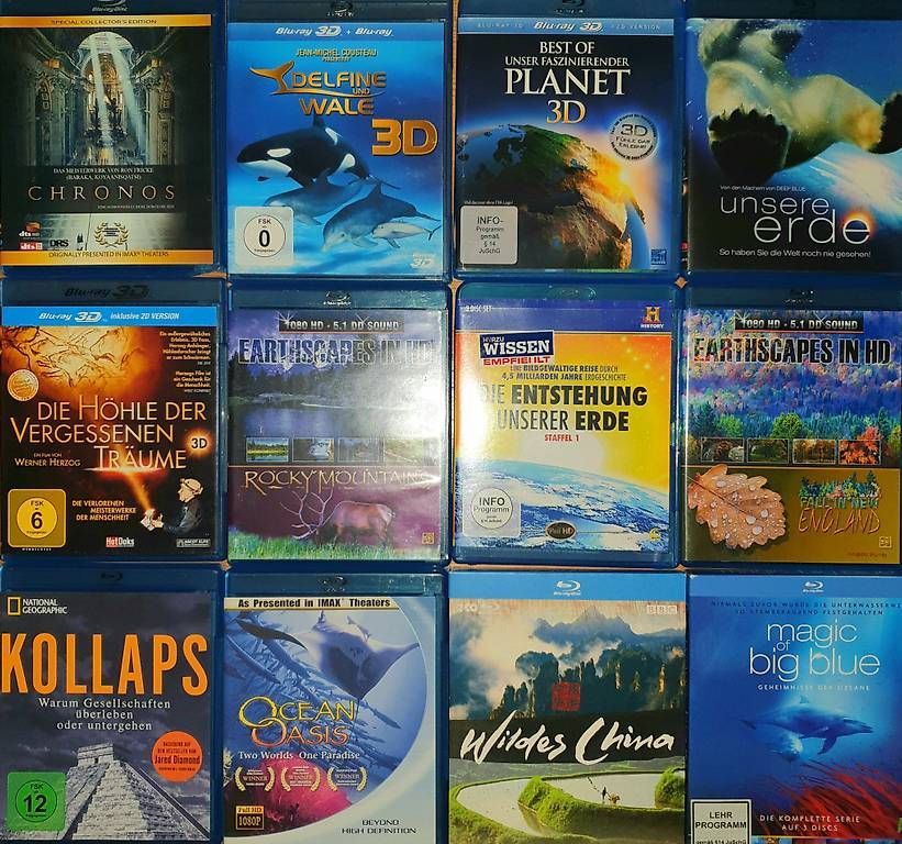 Tutti i DVDs: NEUWERTIGE BLUERAY DOKU DVD's – Usato da Urnäsch venduto da Nakamotix