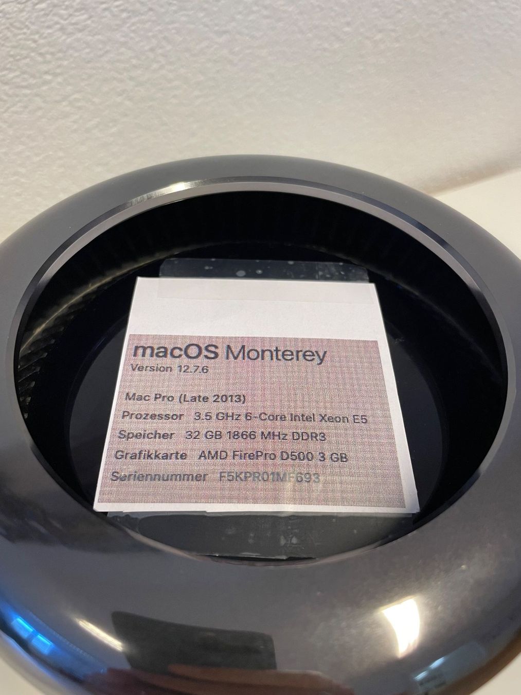 Apple PC: Mac Pro (Late 2013). – Usato da Luzern venduto da Carstenhu