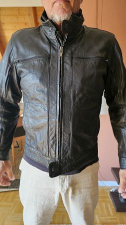 BMW Motorrad Lederjacke Herren Grösse 50 – Schwarz – zeitlos