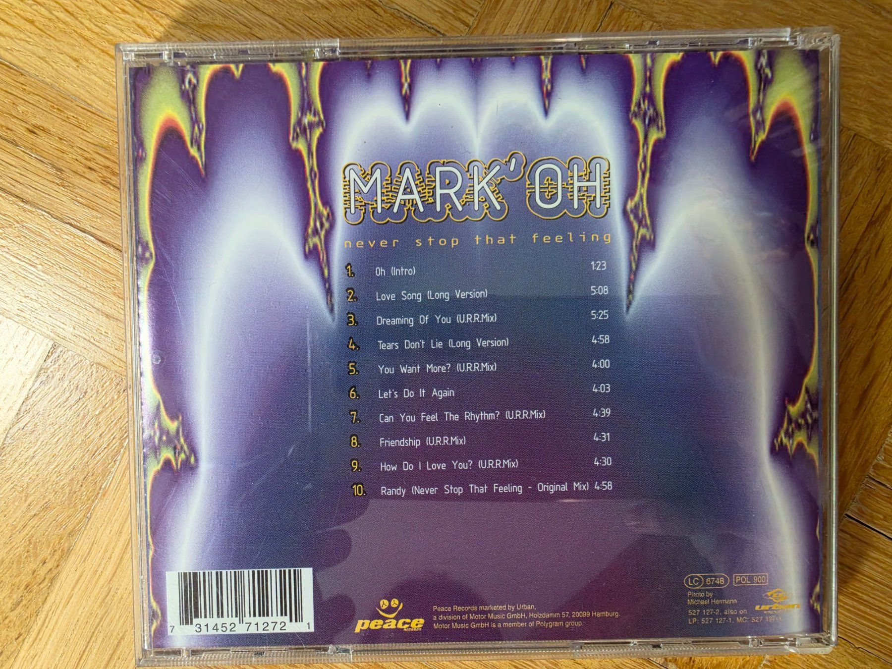 CD: Mark' Oh - Never stop that feeling – Usato da Stäfa venduto da flamingo_17 1