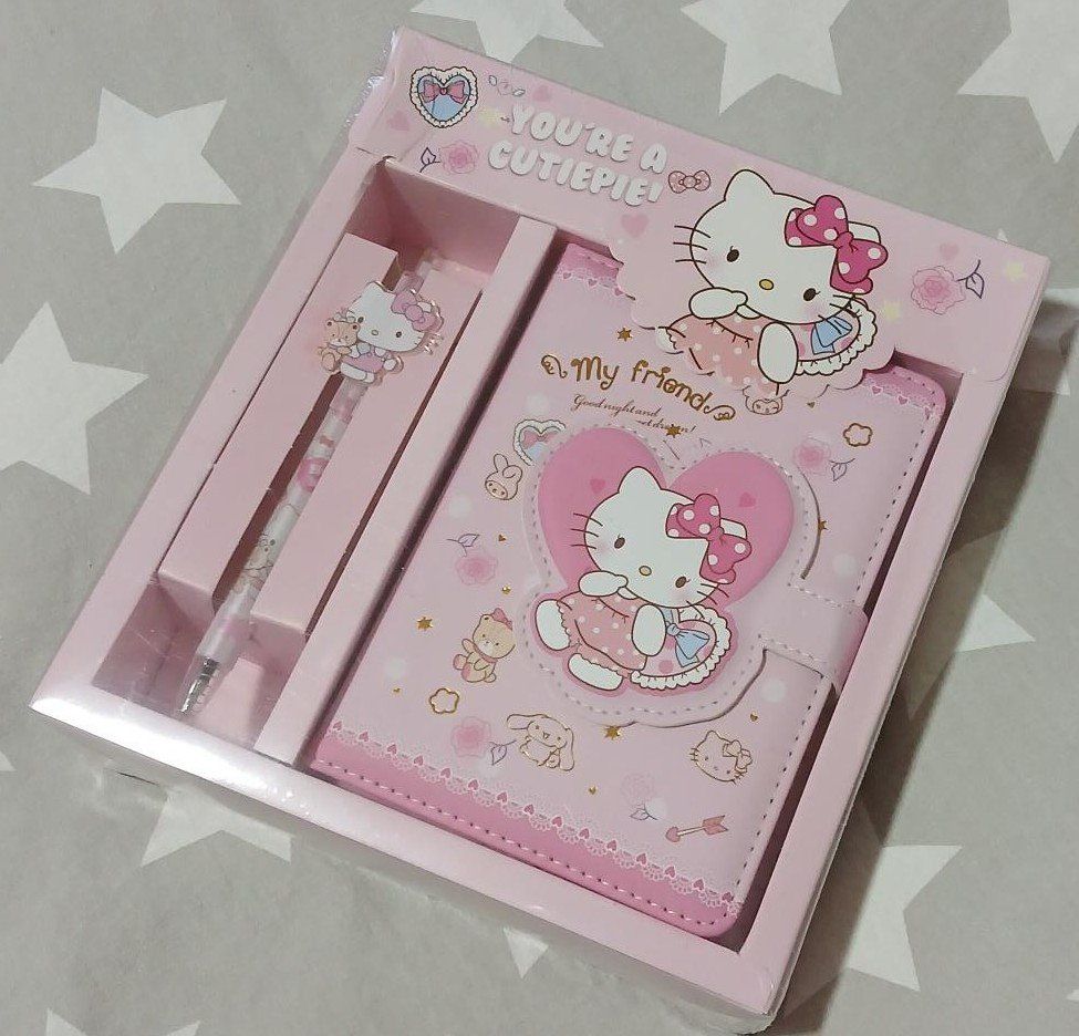 Hello Kitty Blocchi: Hello Kitty - Bloc-notes et stylo roses - Neuf – Nuovo e nell'imballaggio originale da Allens venduto da MADE.IN.ROCK.N.ROLL 3