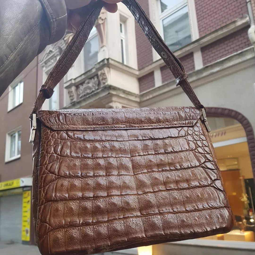 Borse da donna: Vintage Damentasche aus echtem Krokodilenleder – Usato da Rupperswil venduto da Annet.Dann888 3