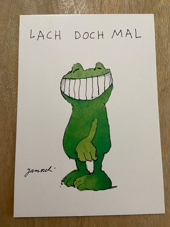 AK Frosch Lach doch mal Janosch Little Tiger Verlag neu Kaufen auf Ricardo